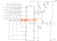16路无线遥控开关电路DIY制作