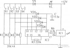 4路无线遥控开关电路制作
