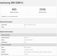 三星Galaxy S20 5G版曝光搭载了骁龙865处理器配备了