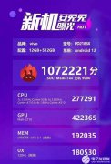 vivo新机跑分破107万，再次坐实天玑9000旗舰性能