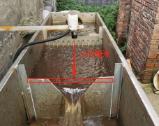 三角堰槽搭配超声波明渠流量计什么情况测量效