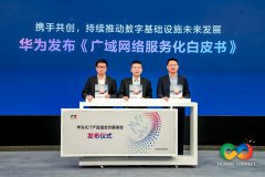 华为发布《广域网络服务化白皮书》，业界首次