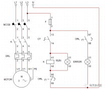 2线和3线启动停止电路图 两个电机控制电路图和