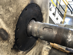 挤压机轴磨损的修复方法