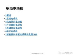 新能源汽车驱动电机概述