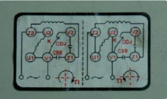单相电机倒顺开关接线方法