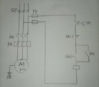 电动机单方向运行电路的工作原理