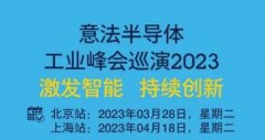 意法半导体工业峰会巡演2023开启 围绕电源与能源