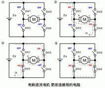 使用H桥电路驱动有刷直流电机的原理