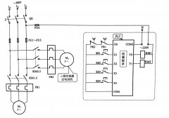 两台电动机顺序启/停的PLC控制电路