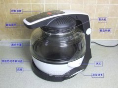 空气炸锅内部电路拆解及结构分析