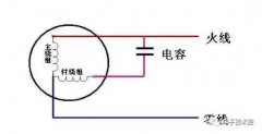 为什么单相电机用一火一零供电却需要三个接线