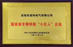 <b>凌科入选国家级专精特新“小巨人”企业</b>