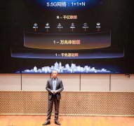华为提出“1+1+N”5.5G建网理念，持续深化数智社