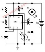 电池供电小夜灯电路--Battery-powered Nig