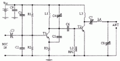 4W调频发射电路图