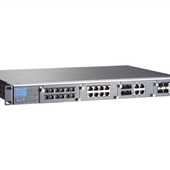 moxa推出24+4G口千兆网管型冗余工业以太网交换机