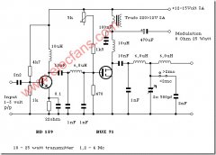 1.2-4mc 10-25W transmitter 发射机