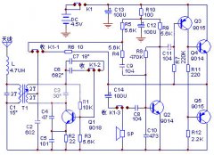 C9018无线对讲机电路图
