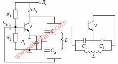 电容反馈振荡器的实际电路