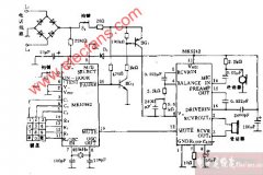 脉冲拨号式电子化电话电路图