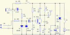 自制简易无线调频话筒电路图