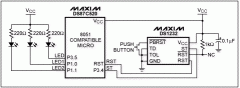 简单的演示如何使用一个DS1232和MicroMonitor