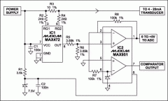 Two ICs Convert 4-20mA Signal