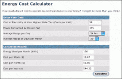 Calculating Energy Usage: How