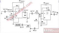 话筒放大和混合前值放大电路图