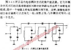 内耦合式集中滤波器电路
