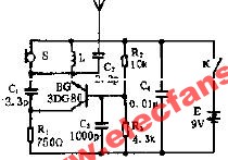 ST型单管无线话筒电路图