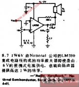 1W(6V的便携式电池供电)的功率放大器电路