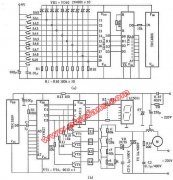 十挡数显吊扇无线电遥控调速器电路图