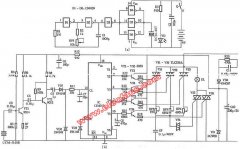 超声波遥控照明灯电路原理图