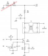 双栅型场效应管混频器射频电路图(Dual-gate MOSF