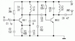 频率稳定的简易调频发射电路