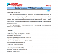 FP5217兼容TPS61178，内置MOS双节锂电池升压输出12