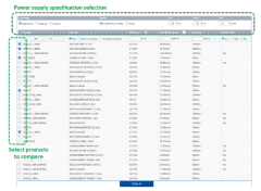 特瑞仕DC/DC转换器实机特性比较工具的特征和使用