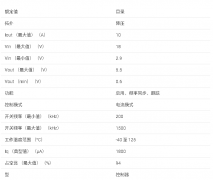 <b>LM3495 2.9V 至 18V 仿真峰值电流模式降压控制器数据</b>