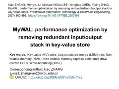 基于输入输出堆栈的键值存储系统优化方案