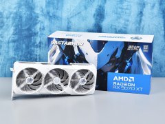颜值与性能兼顾的电竞利器 瀚铠 RX9070XT 16GB 白色