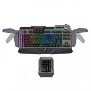 迪摩 F4机械键盘：模块化设计+樱桃黑轴，游戏办