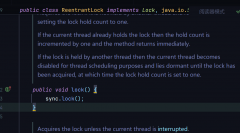 基于AQS实现的ReentrantLock