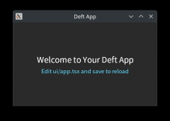 丢掉WebView,使用JS+Rust开发跨端桌面应用-Deft