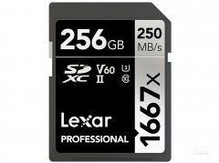 雷克沙 PROFESSIONAL 256GB V60 UHS-II SD存储卡 限量开售