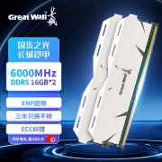 长城 32G DDR5 6000内存条今日特价579元！
