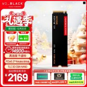 PCIe 4.0 高速读写旗舰 西部数据 SN8100 SSD 2TB 京东直