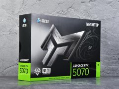 散热高效 输出稳定 影驰 RTX5070 金属大师黑金版