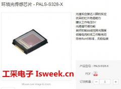 应用在TFT液晶显示屏中的环境光传感芯片